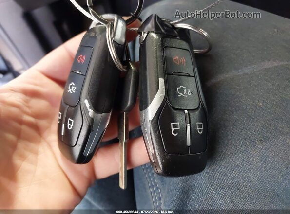 2FMPK4K90HBB06224 2017 FORD EDGE Black Widok deski rozdzielczej