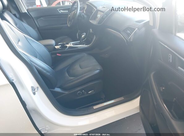 2FMPK4K90JBB82323 2018 FORD EDGE White წინა სალონის ხედი