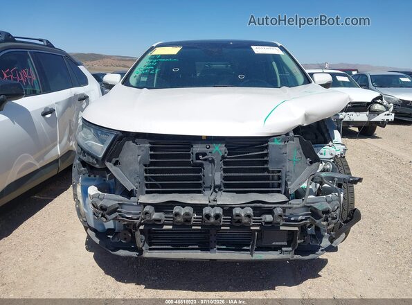 2FMPK4K90JBB82323 2018 FORD EDGE White უკანა სალონის ხედი
