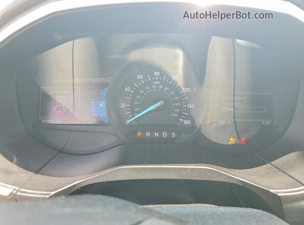 2FMPK4K90KBB01533 2019 FORD EDGE Silver Widok zestawu wskaźników