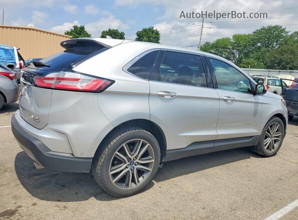 2FMPK4K90KBB01533 2019 FORD EDGE Silver Tył prawy