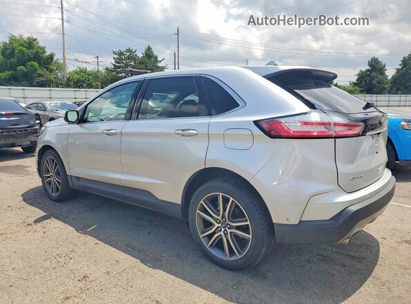 2FMPK4K90KBB01533 2019 FORD EDGE Silver Tył lewy