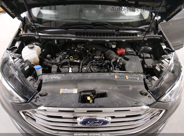 2FMPK4K90KBB78158 2019 FORD EDGE Gray Вид ззаду