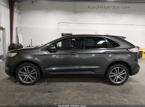 2FMPK4K90KBB78158 2019 FORD EDGE Gray Панорамний вид салону 360°
