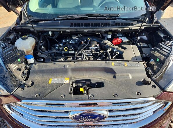 2FMPK4K90KBC10283 2019 FORD EDGE Burgundy Вид підкапотного простору