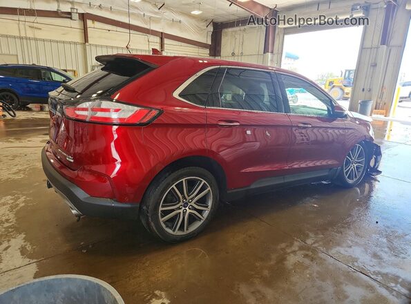2FMPK4K90KBC33269 2019 FORD EDGE Red Trasero derecho
