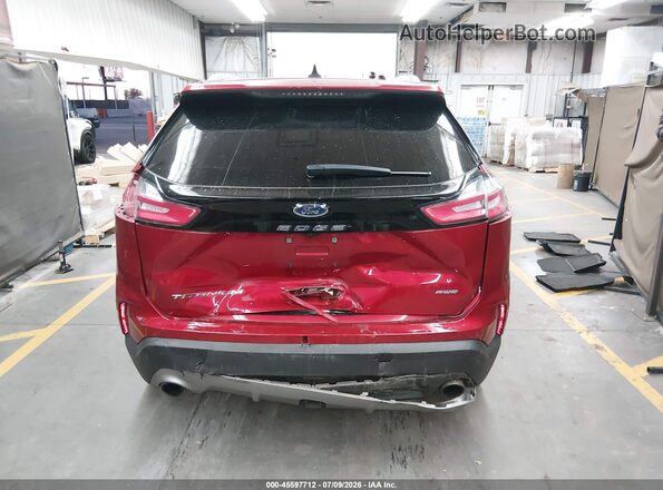 2FMPK4K90NBA35330 2022 FORD EDGE Burgundy 