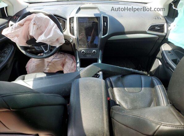 2FMPK4K90NBA35926 2022 FORD EDGE Белый Вид панели приборов