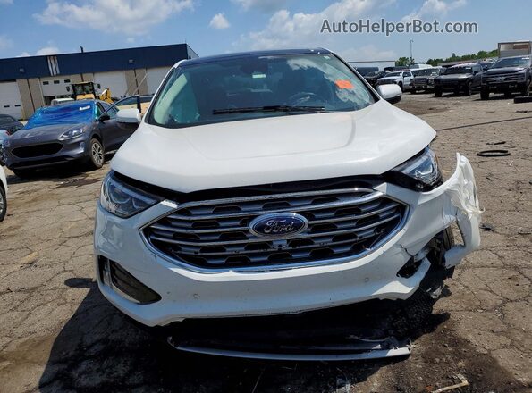 2FMPK4K90NBA35926 2022 FORD EDGE Белый Вид спереди