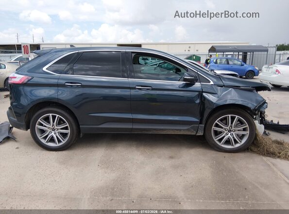 2FMPK4K90PBA17493 2023 FORD EDGE Dark Blue Սալոնի 360 աստիճան տեսք