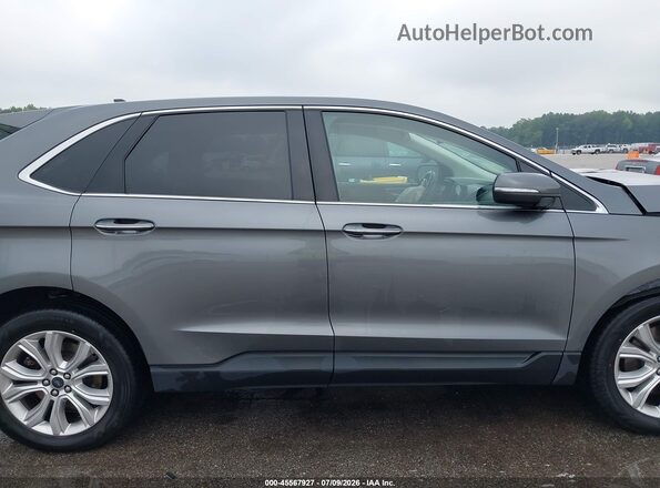 2FMPK4K90PBA30499 2023 FORD EDGE Gray Widok wnętrza z tyłu