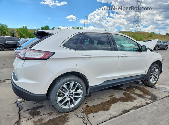 2FMPK4K91GBB52417 2016 FORD EDGE White Tył prawy