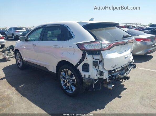 2FMPK4K91HBB05180 2017 FORD EDGE White უკანა მარცხენა