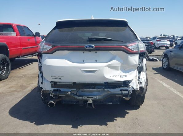 2FMPK4K91HBB05180 2017 FORD EDGE White წინა ხედი
