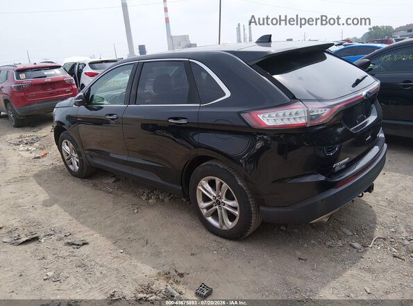 2FMPK4K91HBB78680 2017 FORD EDGE Черный Задняя левая четверть