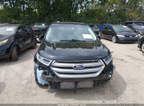 2FMPK4K91HBB78680 2017 FORD EDGE Черный Вид щитка приборов