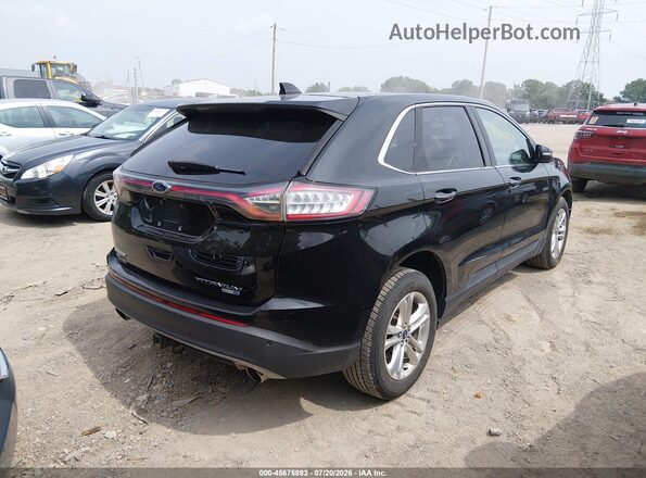 2FMPK4K91HBB78680 2017 FORD EDGE Черный Задняя правая четверть