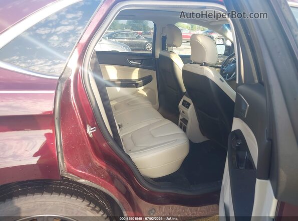 2FMPK4K91HBC21088 2017 FORD EDGE Burgundy VIN կոդի պիտակի տեսք
