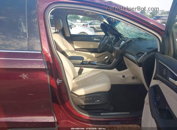 2FMPK4K91HBC21088 2017 FORD EDGE Burgundy Սալոնի դիմացի տեսք