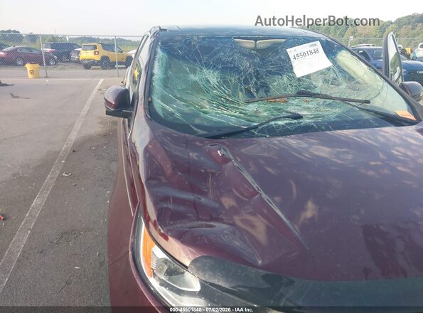 2FMPK4K91HBC21088 2017 FORD EDGE Burgundy Դիմացի տեսք