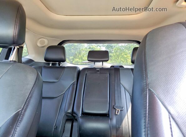 2FMPK4K91JBB42462 2018 FORD EDGE Gray Вид задніх сидінь