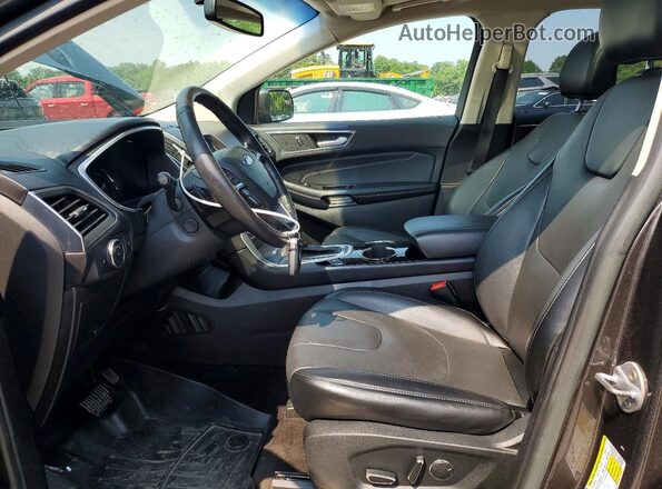 2FMPK4K91JBB42462 2018 FORD EDGE Gray Вид салону спереду