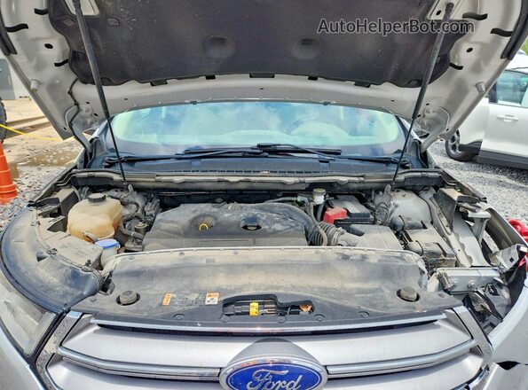 2FMPK4K91JBB88938 2018 FORD EDGE Серебряный Вид подкапотного пространства