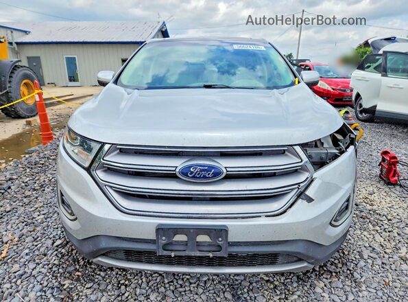 2FMPK4K91JBB88938 2018 FORD EDGE Серебряный Вид спереди