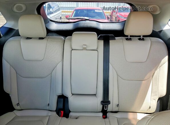 2FMPK4K91JBC22862 2018 FORD EDGE Blue Вид задніх сидінь