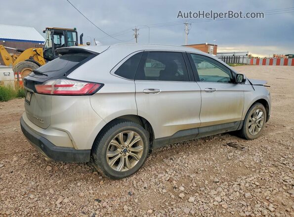 2FMPK4K91KBC23124 2019 FORD EDGE Silver Tył prawy