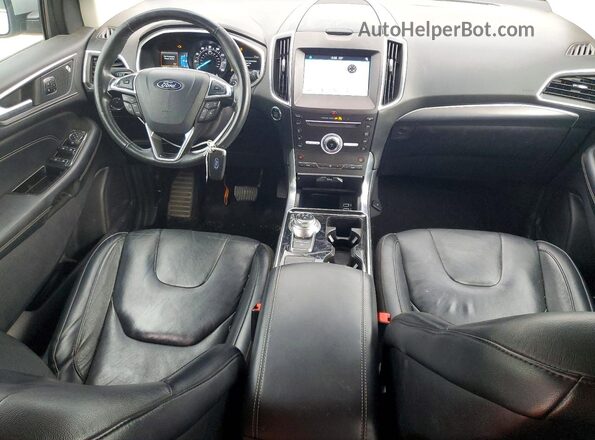2FMPK4K91KBC23124 2019 FORD EDGE Silver Widok deski rozdzielczej