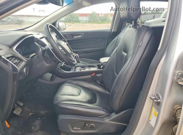 2FMPK4K91KBC23124 2019 FORD EDGE Silver Widok wnętrza z przodu