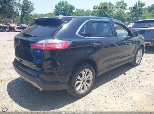 2FMPK4K91NBA11702 2022 FORD EDGE Black Задня права чверть