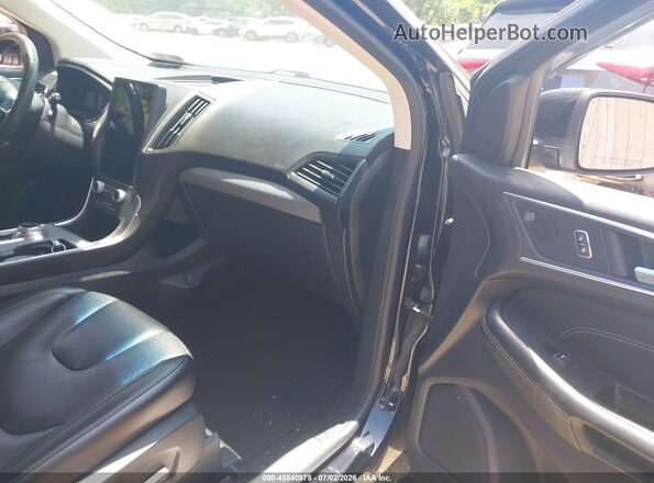 2FMPK4K91NBA11702 2022 FORD EDGE Black Вид салону спереду