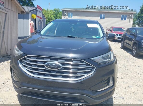 2FMPK4K91NBA11702 2022 FORD EDGE Black Вид щитка приладів