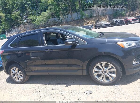 2FMPK4K91NBA11702 2022 FORD EDGE Black Вид задньої частини салону
