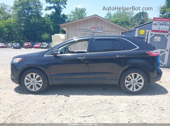 2FMPK4K91NBA11702 2022 FORD EDGE Black Панорамний вид салону 360°