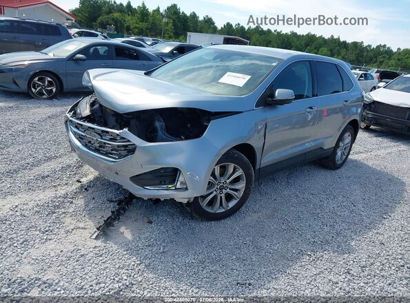 2FMPK4K91RBB07254 2024 FORD EDGE Silver Առջևի ձախ երեք քառորդ տեսարան