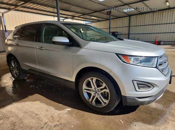 2FMPK4K92GBB21290 2016 FORD EDGE Silver Front right