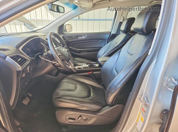 2FMPK4K92GBB21290 2016 FORD EDGE Silver Front interior view