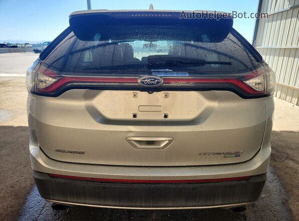 2FMPK4K92GBB21290 2016 FORD EDGE Silver Rear view