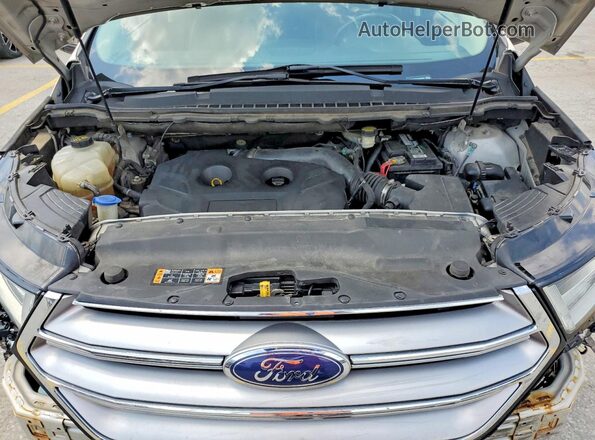 2FMPK4K92HBB46904 2017 FORD EDGE Cream ძრავის განყოფილების ხედი