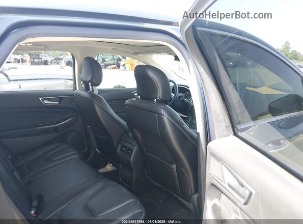 2FMPK4K92KBB45775 2019 FORD EDGE Blue VIN sticker view