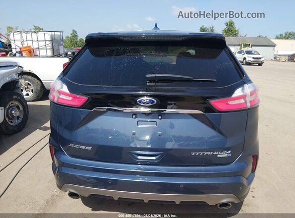 2FMPK4K92KBB45775 2019 FORD EDGE Blue 