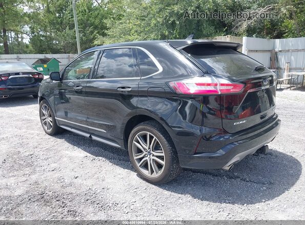 2FMPK4K92KBC44242 2019 FORD EDGE Black Հետևի ձախ