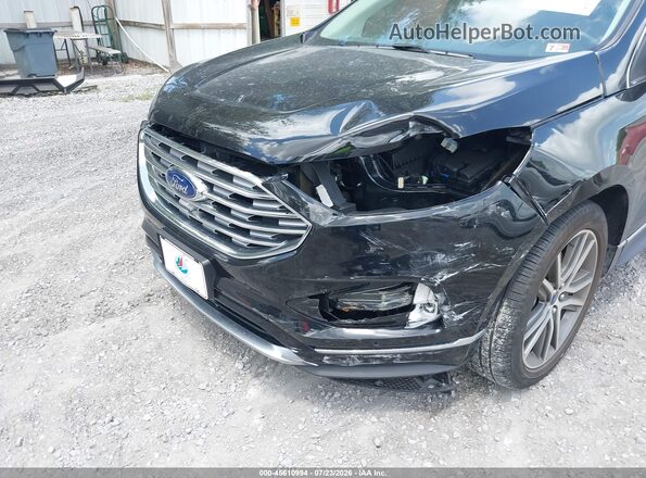 2FMPK4K92KBC44242 2019 FORD EDGE Black Դիմացի տեսք