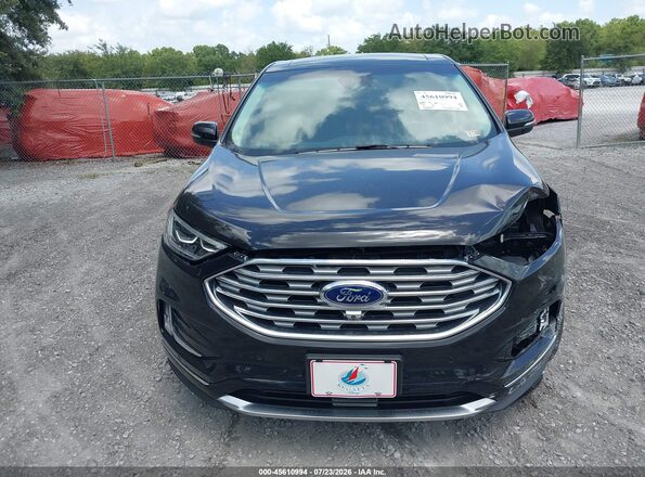 2FMPK4K92KBC44242 2019 FORD EDGE Black Սարքավորումների վահանակի տեսք