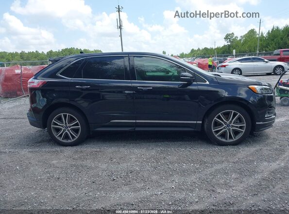2FMPK4K92KBC44242 2019 FORD EDGE Black Սալոնի հետևի տեսք