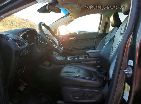 2FMPK4K92LBA72280 2020 FORD EDGE Серый Вид салона спереди