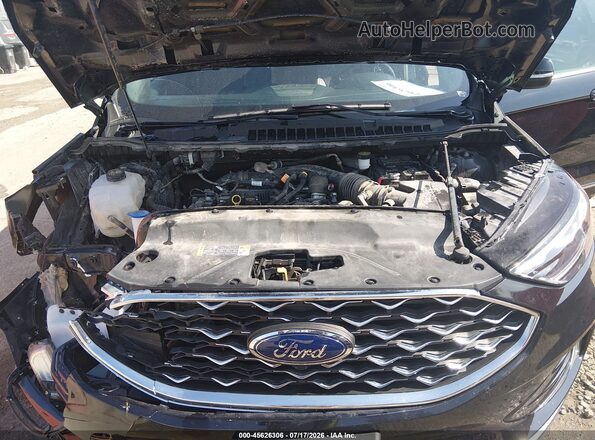 2FMPK4K92LBA93372 2020 FORD EDGE Черный Вид сзади